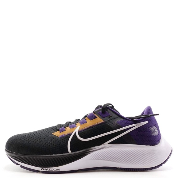 Nike Air Zoom Pegasus 38 BALTIMORE RAVENS Black Purple Mens Size 10 DJ0854 001 main image 9